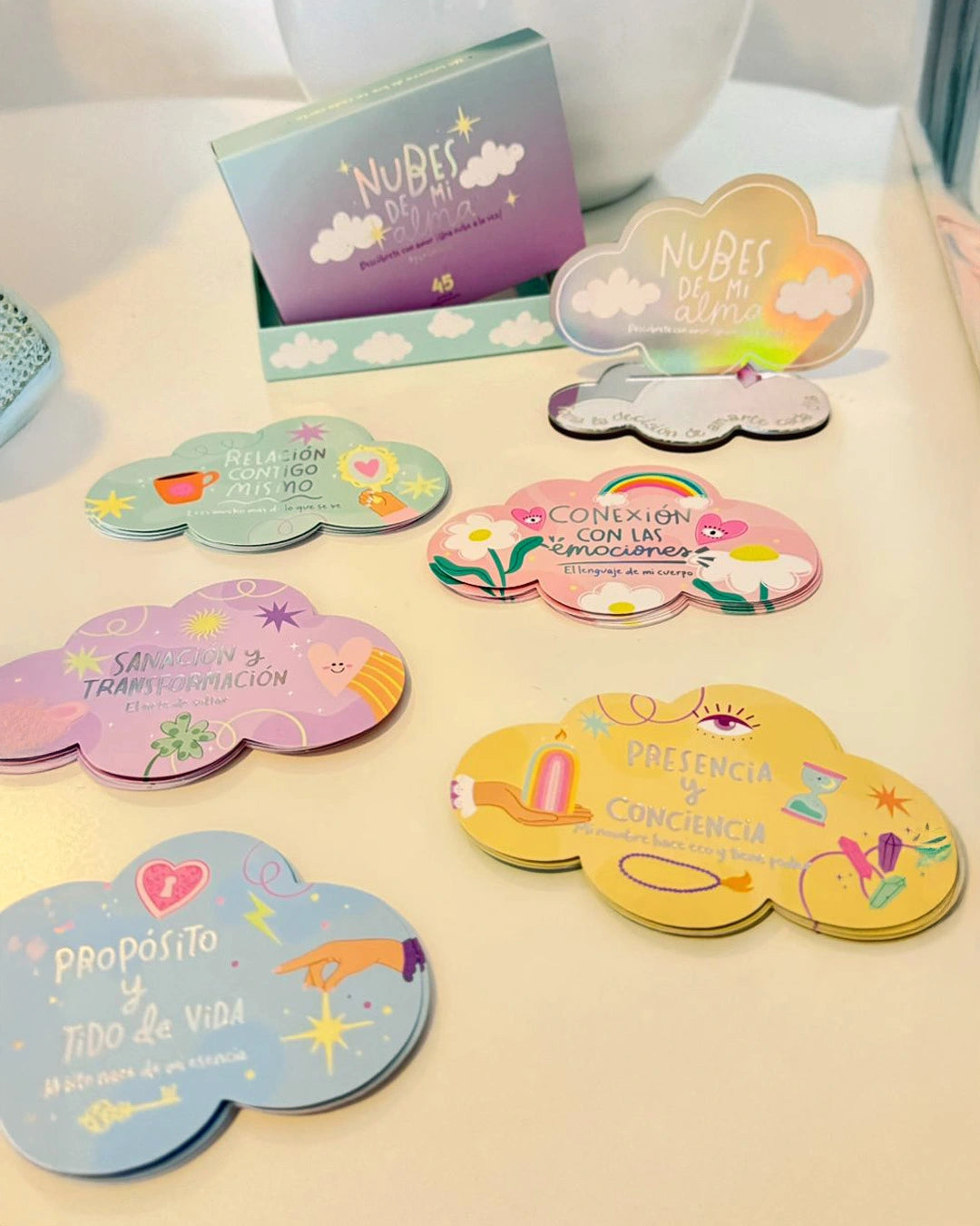 Pack de tarjetas motivacionales - Nubes de mi alma